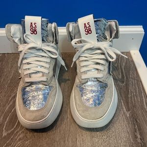 A.S.98 Sneakers ice color hi top EU 36 US6
